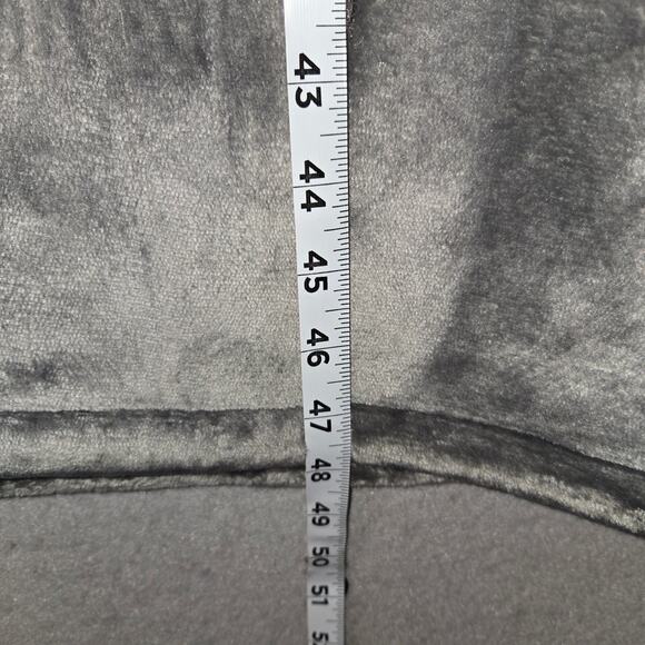 Three Poodle Women's Plush Gray Oversized Blanket Hoodie One Size Sherpa - Picture 6 of 10